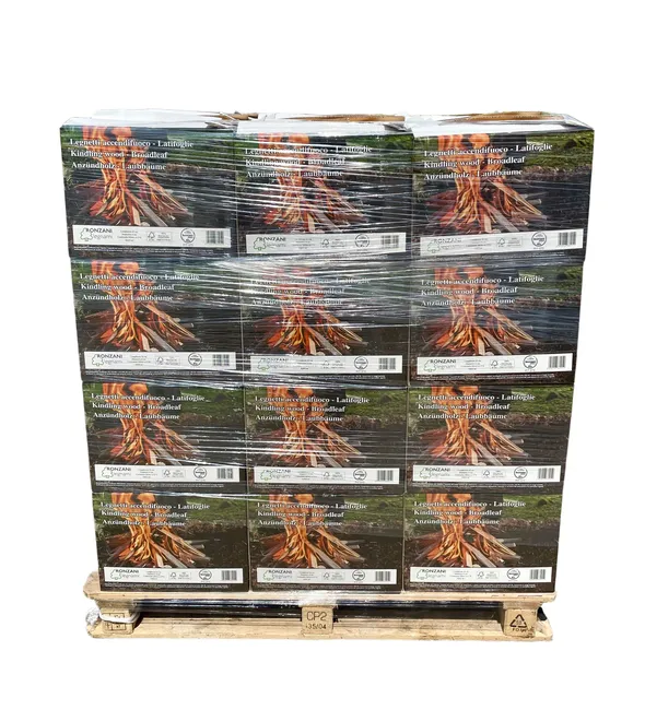 Legnetti Accendifuoco di Latifoglie – 22 cm-36 scatole
